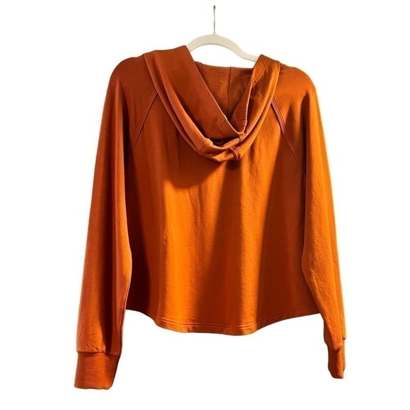 Athleta Boardwalk Hoodie | XS | Breaker High H Caog | Rust Orange - Picture 3 of 9